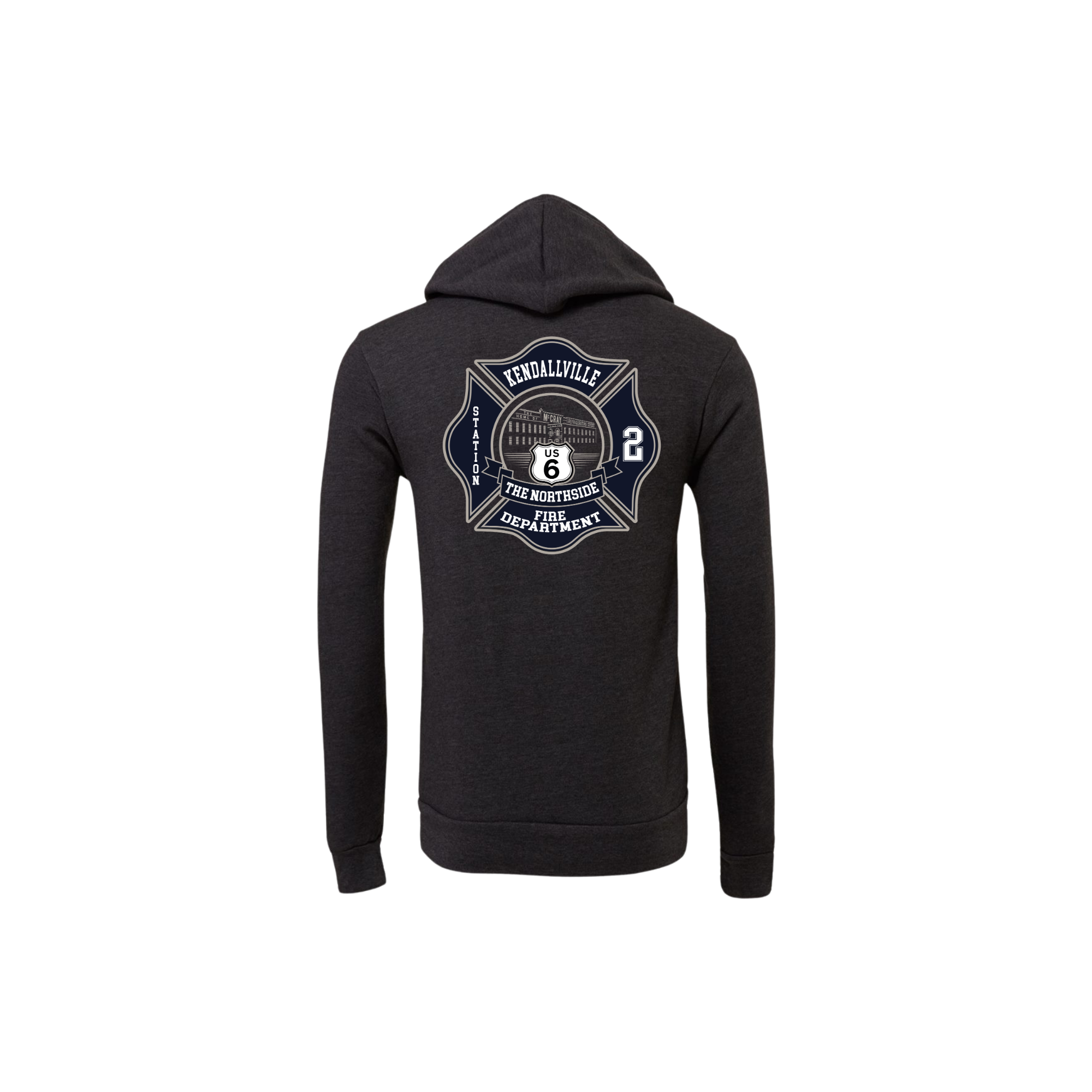 Station 2 Off-Duty Full-Zip Hooded Sweatshirt | Kendallville Fire
