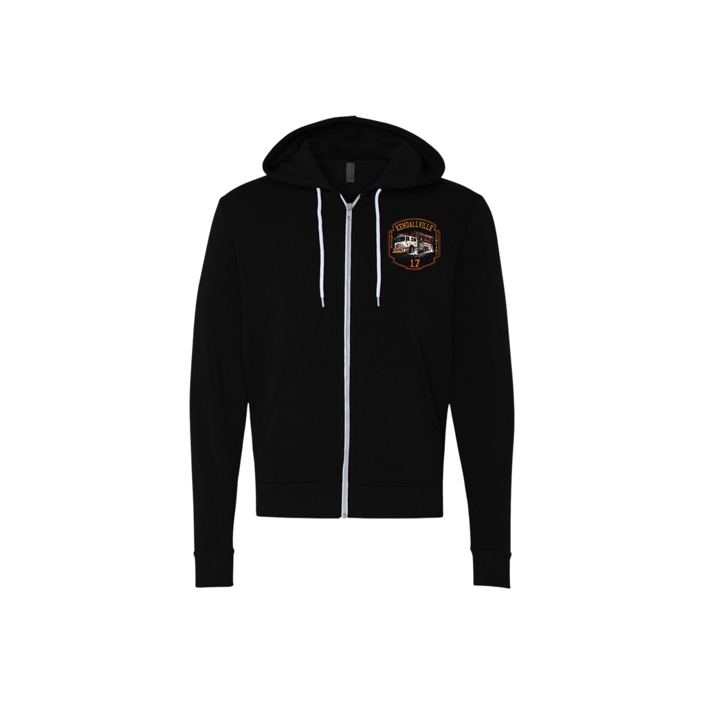Truck 17 Off-Duty Full-Zip Hooded Sweatshirt | Kendallville Fire