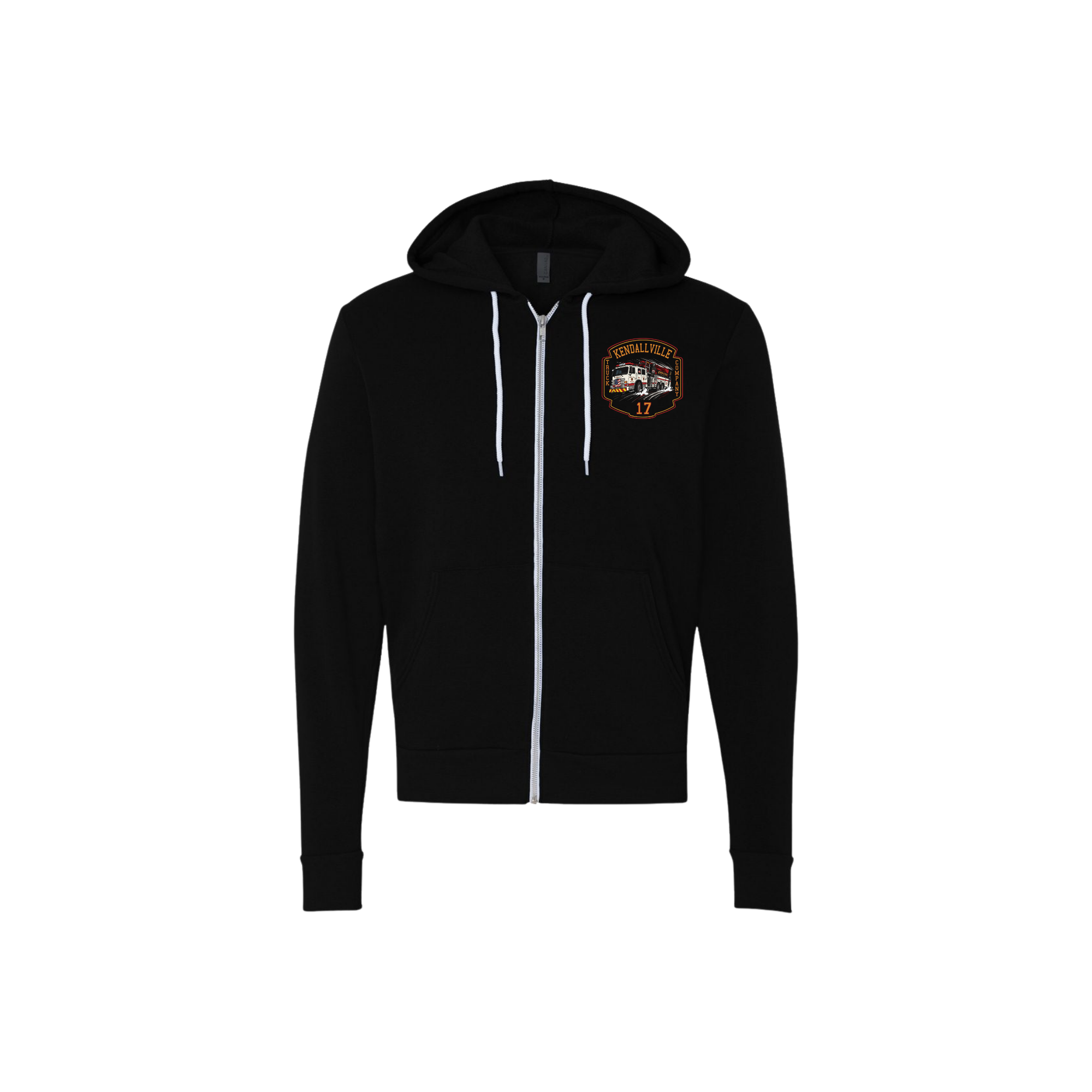 Truck 17 Off-Duty Full-Zip Hooded Sweatshirt | Kendallville Fire