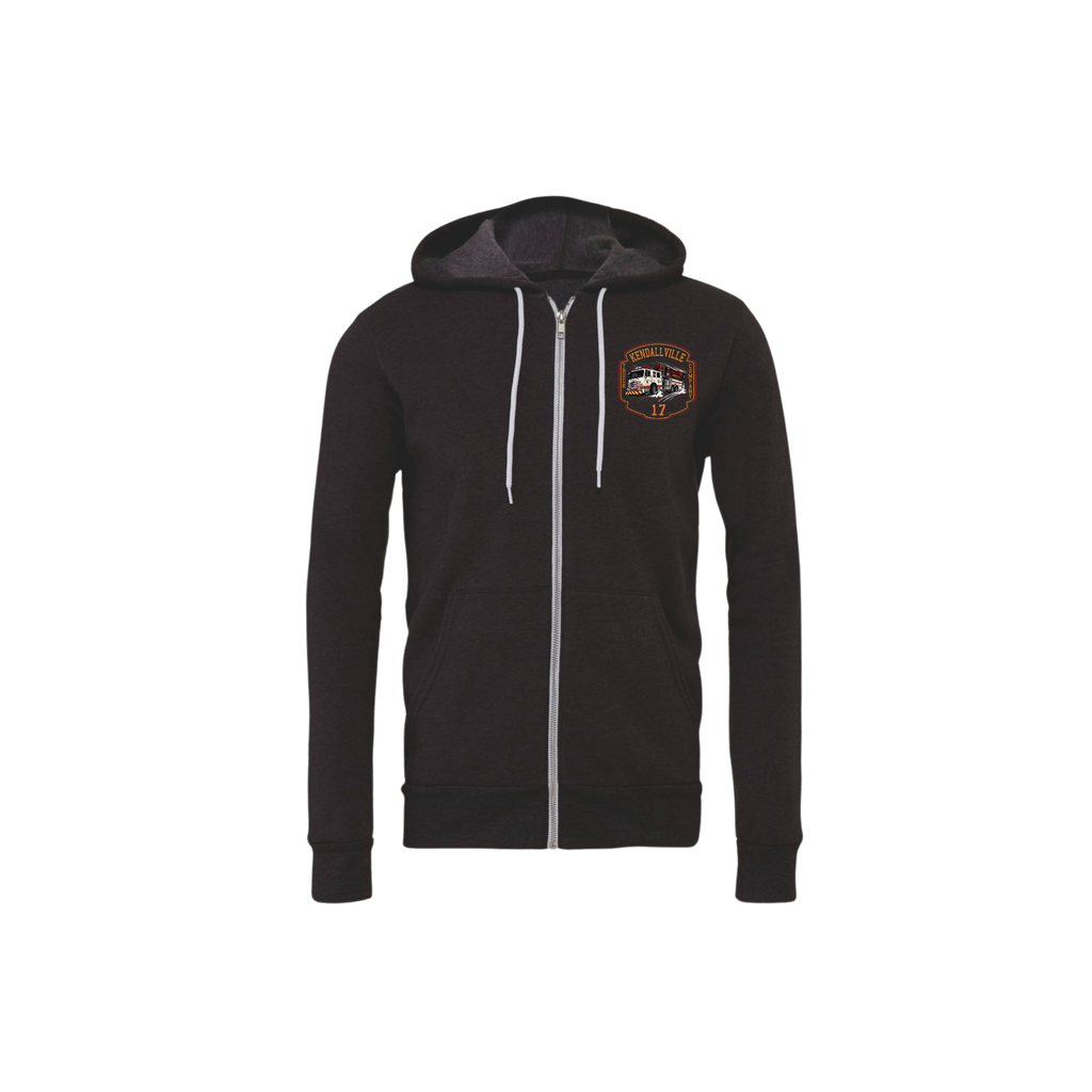 Truck 17 Off-Duty Full-Zip Hooded Sweatshirt | Kendallville Fire