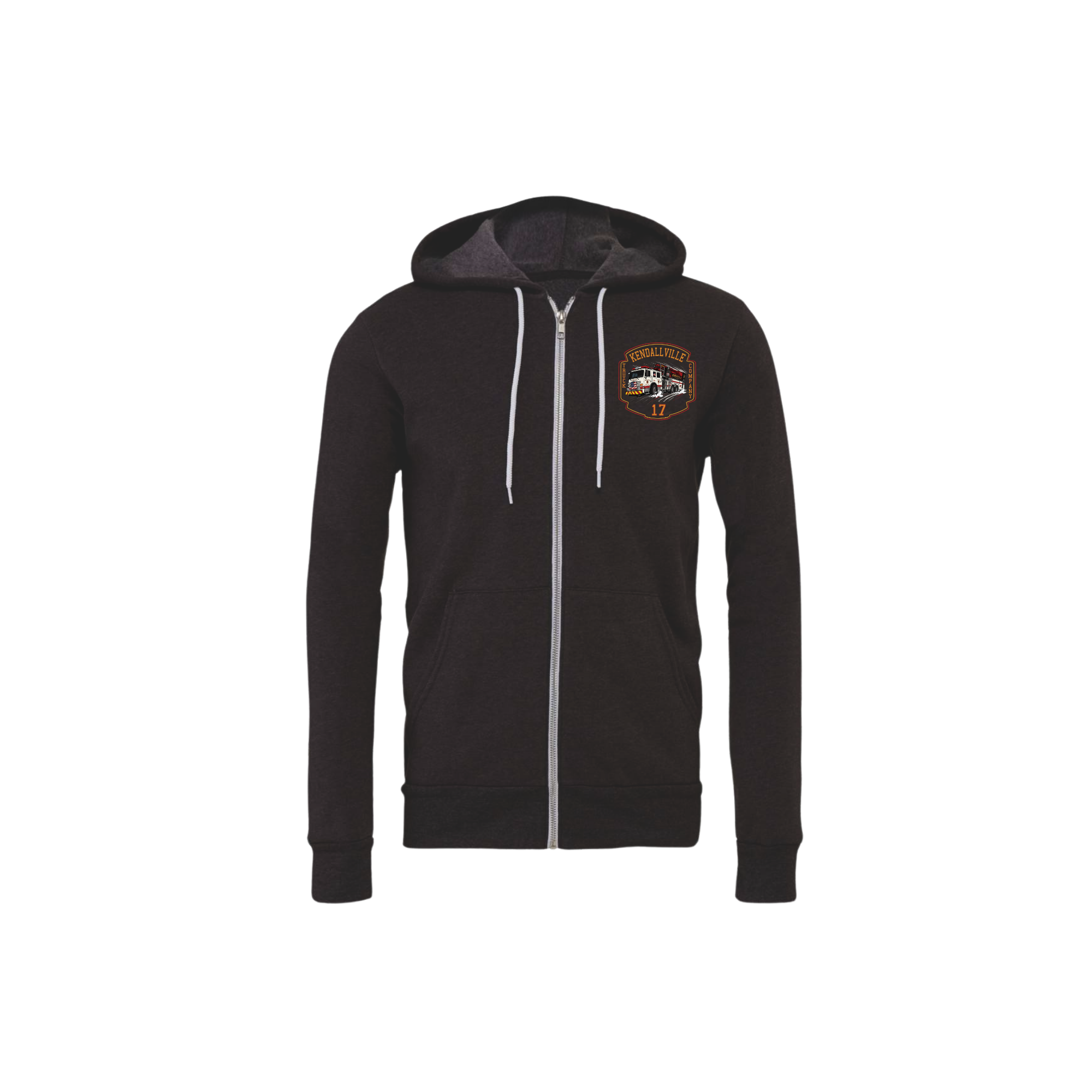 Truck 17 Off-Duty Full-Zip Hooded Sweatshirt | Kendallville Fire