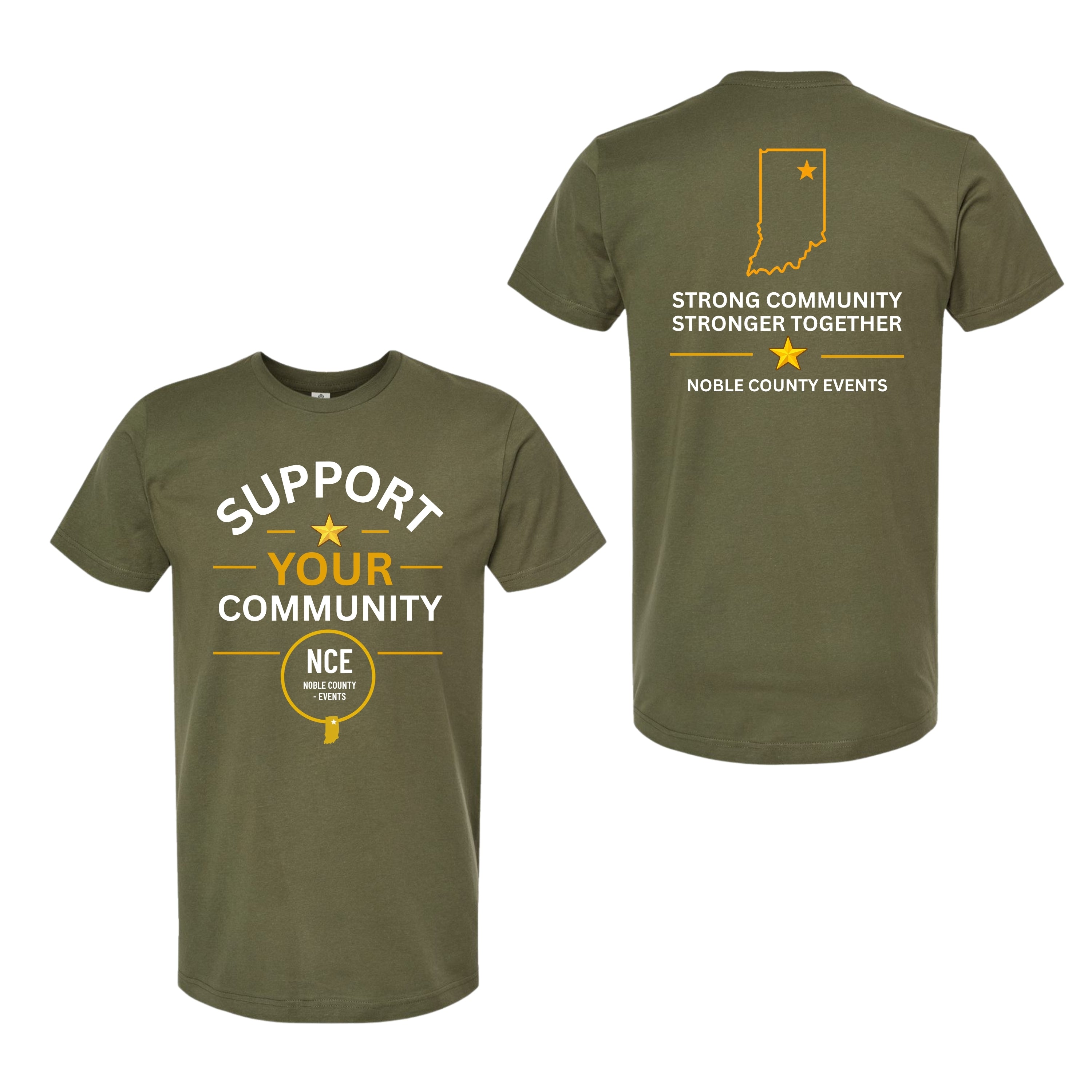 Support Your Community T-Shirt | Noble County Events