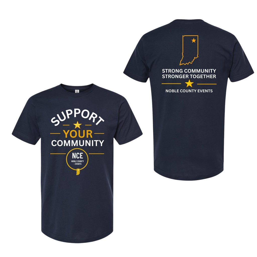 Support Your Community T-Shirt | Noble County Events