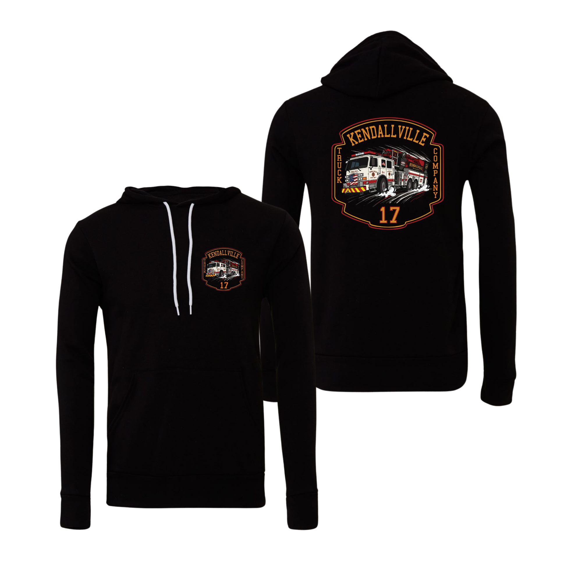 Truck 17 Off-Duty Hooded Sweatshirt | Kendallville Fire