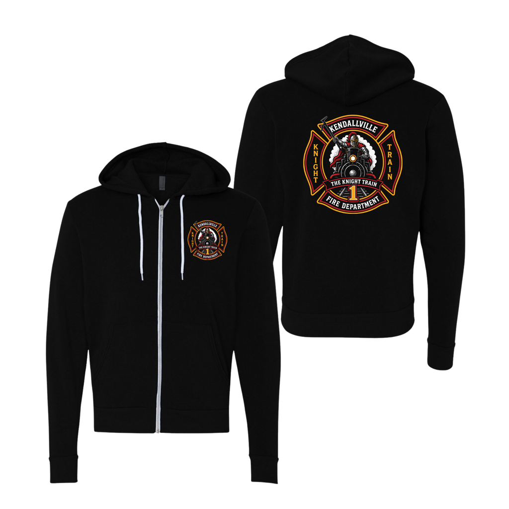 Station 1 Off-Duty Full-Zip Hooded Sweatshirt | Kendallville Fire