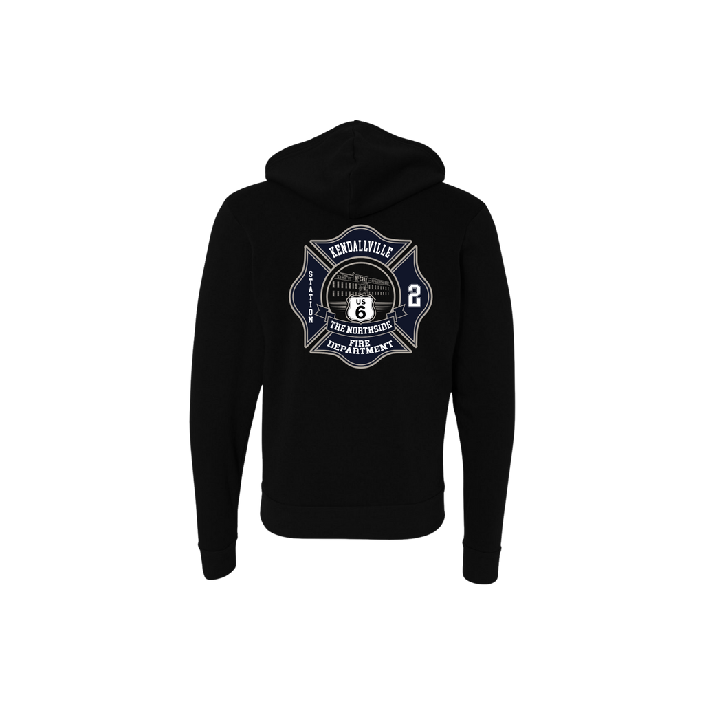 Station 2 Off-Duty Full-Zip Hooded Sweatshirt | Kendallville Fire
