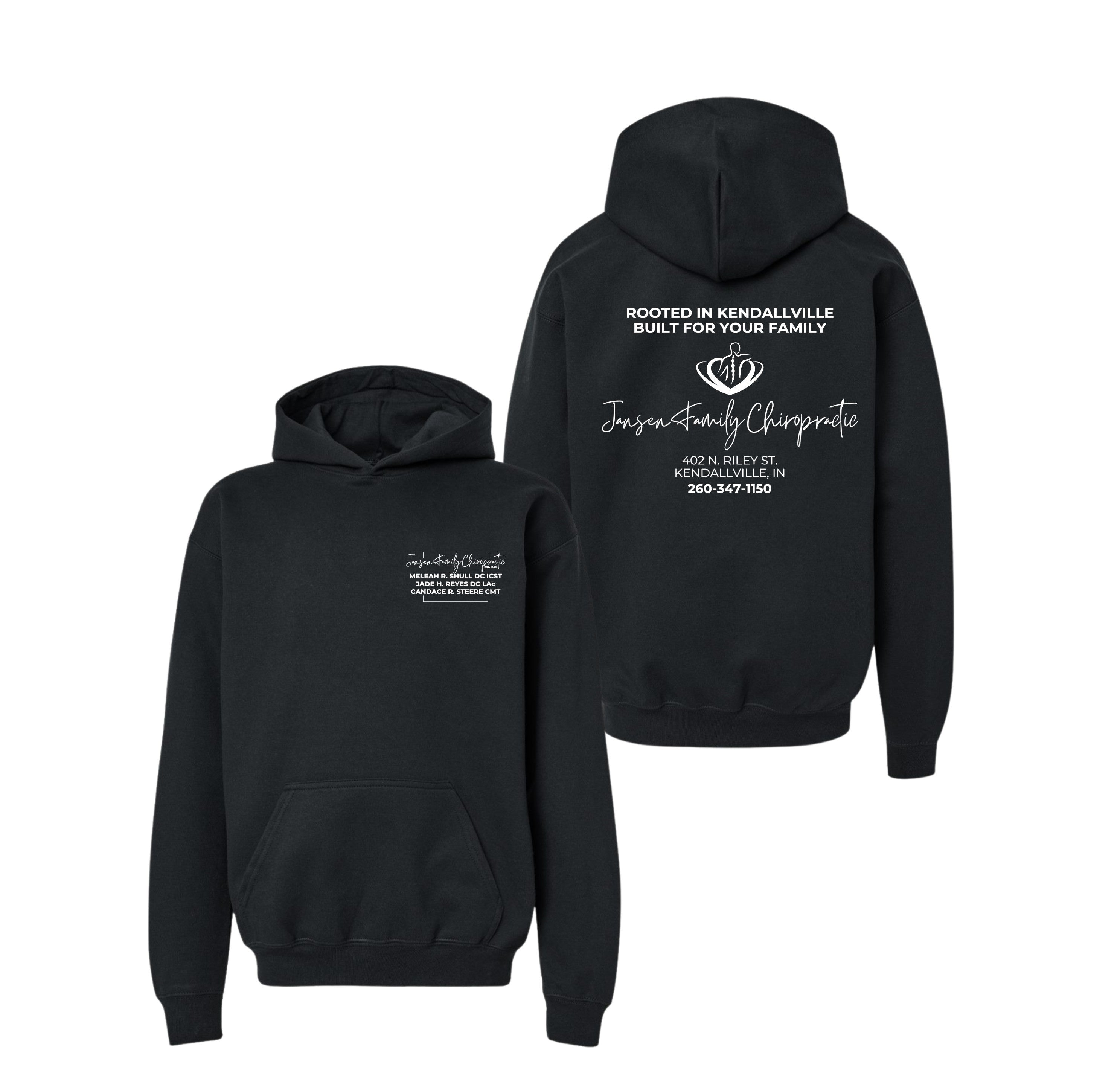 Youth Logo Hoodie | Jansen Family Chiropractic