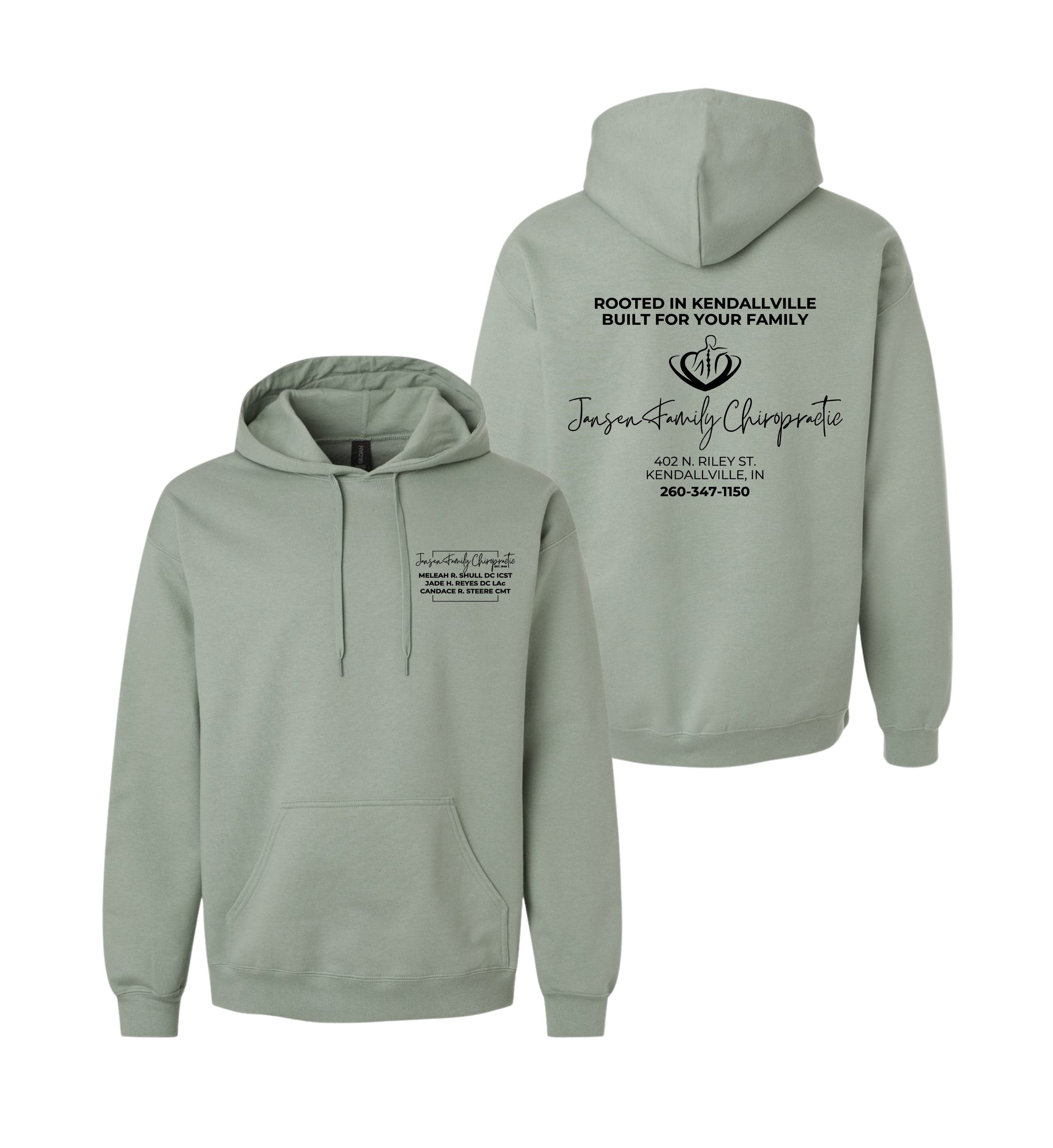 Adult Logo Hoodie | Jansen Family Chiropractic