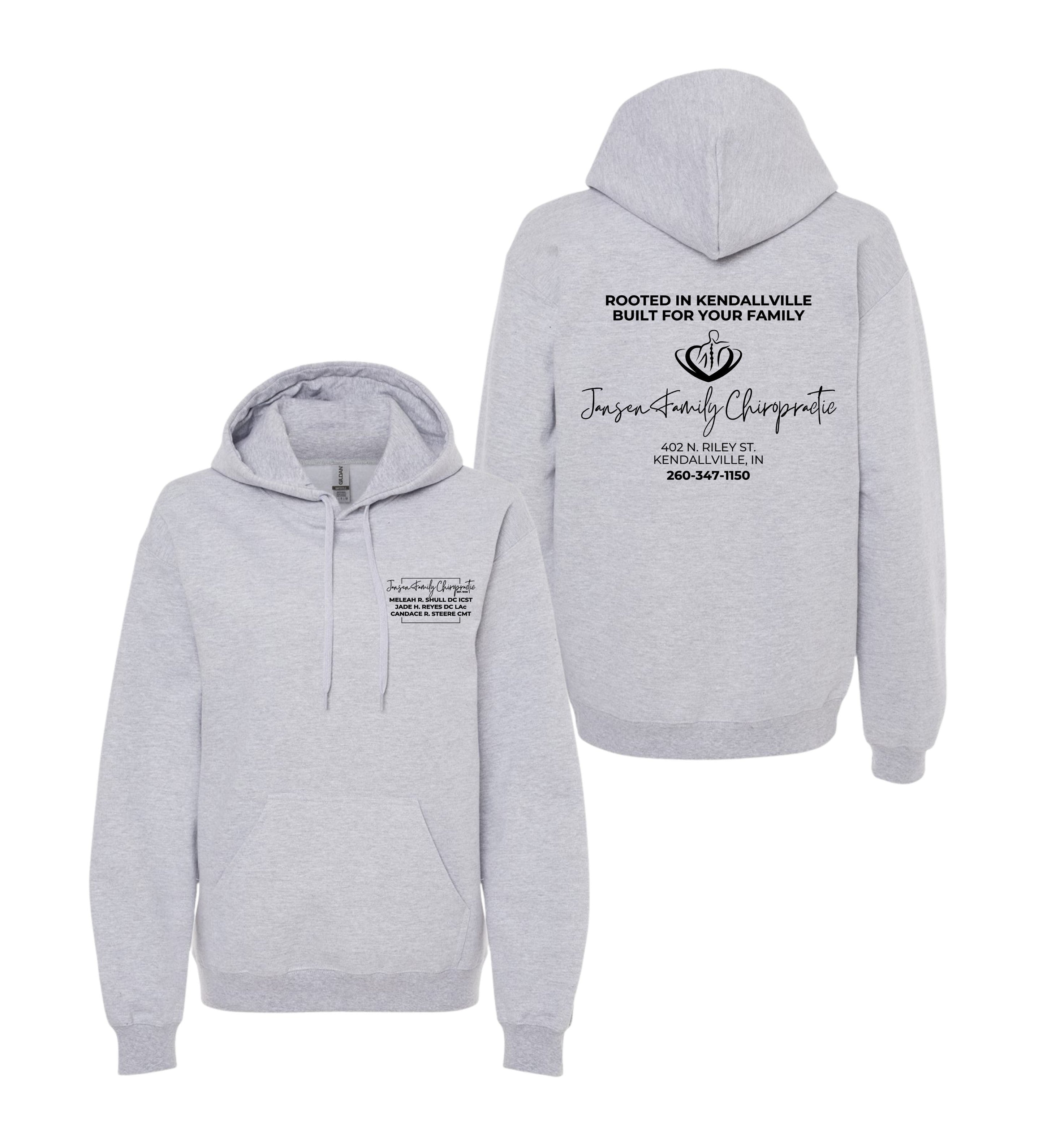 Adult Logo Hoodie | Jansen Family Chiropractic