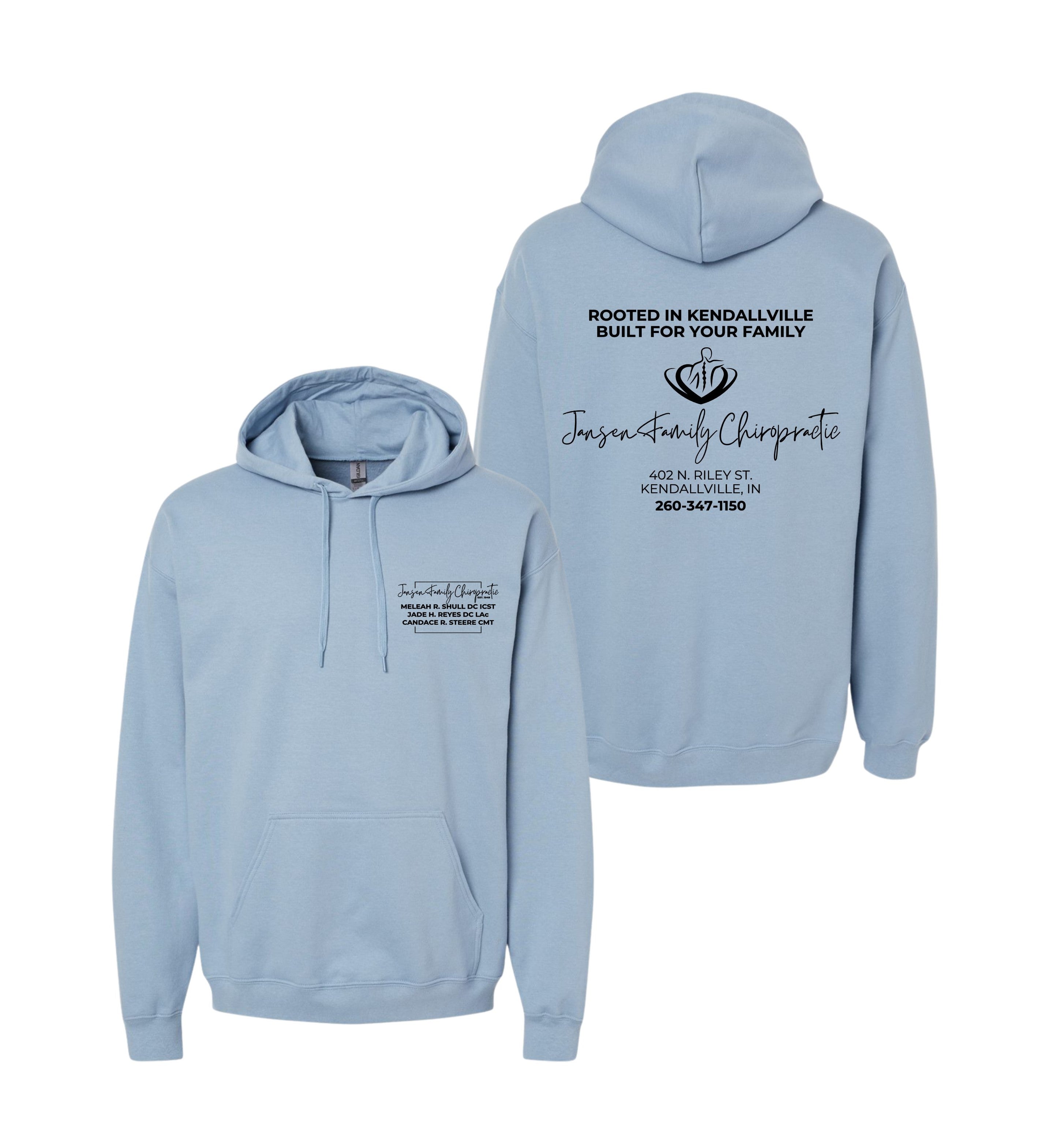 Adult Logo Hoodie | Jansen Family Chiropractic