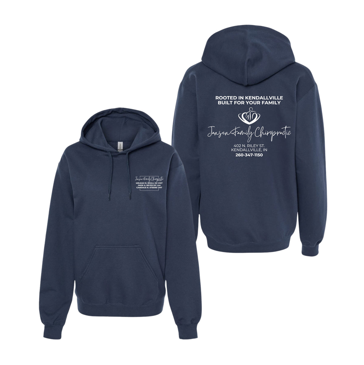 Adult Logo Hoodie | Jansen Family Chiropractic