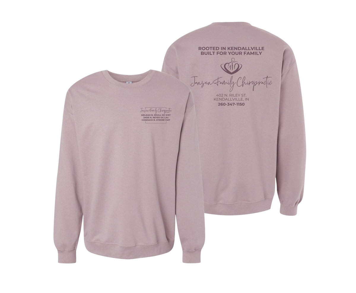 Adult Logo Crewneck Sweatshirt | Jansen Family Chiropractic