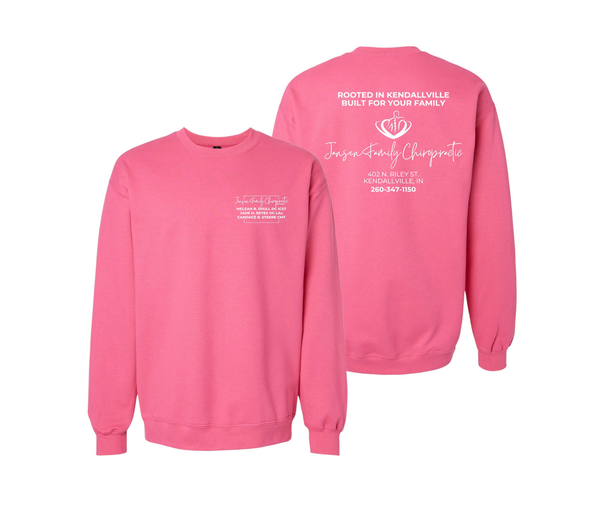 Adult Logo Crewneck Sweatshirt | Jansen Family Chiropractic