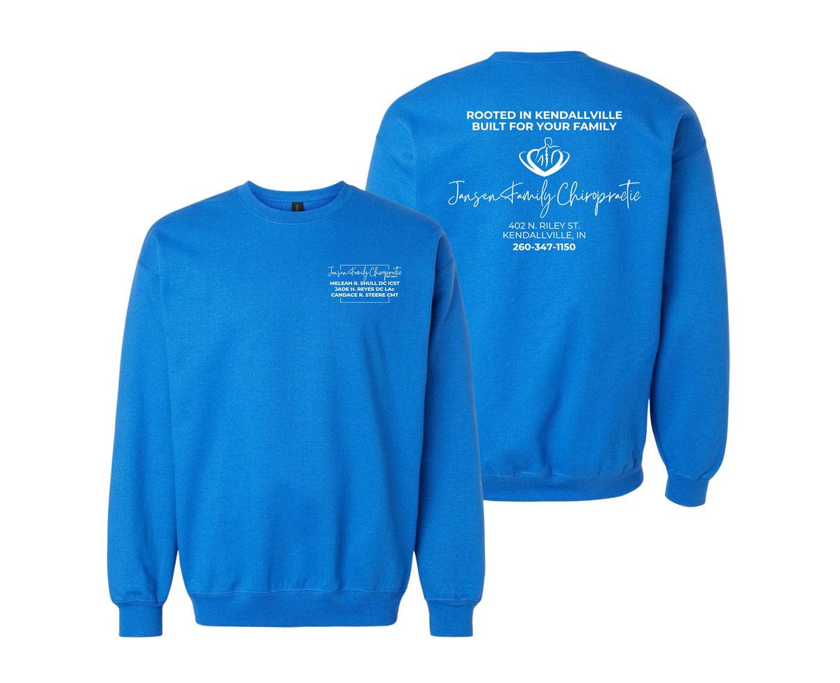Adult Logo Crewneck Sweatshirt | Jansen Family Chiropractic