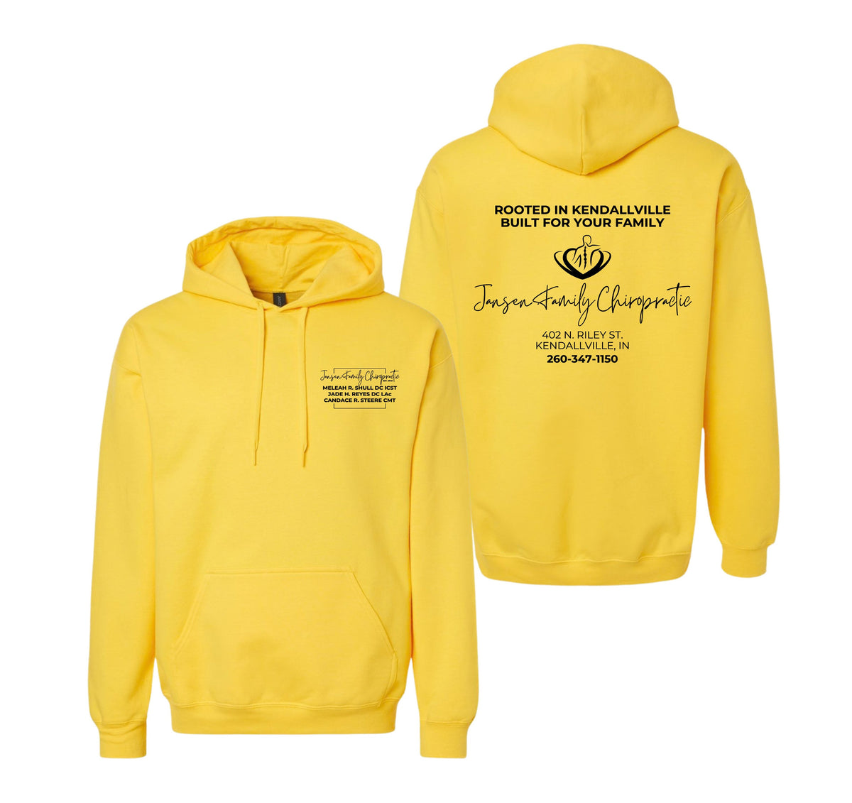 Adult Logo Hoodie | Jansen Family Chiropractic