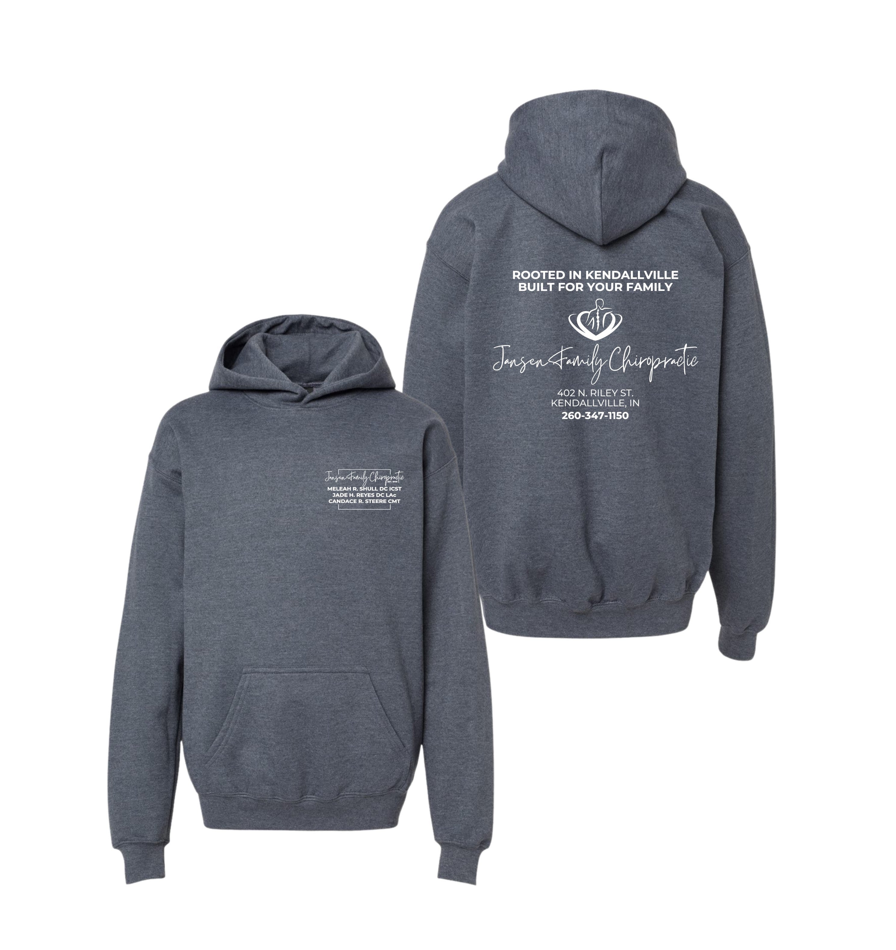 Youth Logo Hoodie | Jansen Family Chiropractic