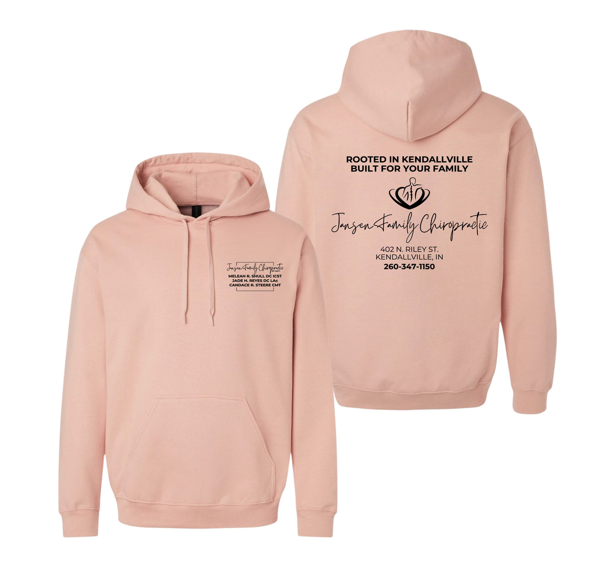 Adult Logo Hoodie | Jansen Family Chiropractic