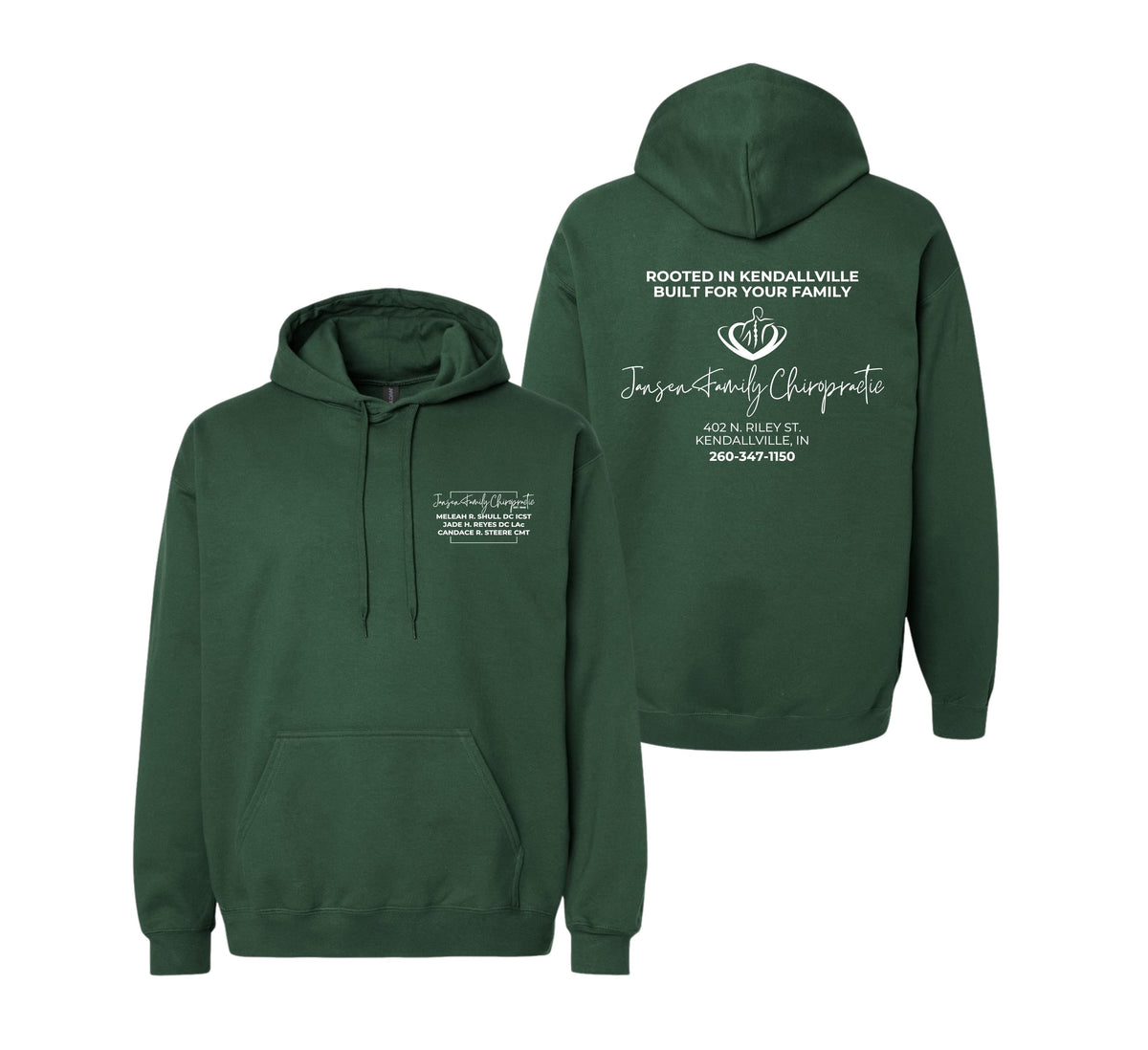 Adult Logo Hoodie | Jansen Family Chiropractic