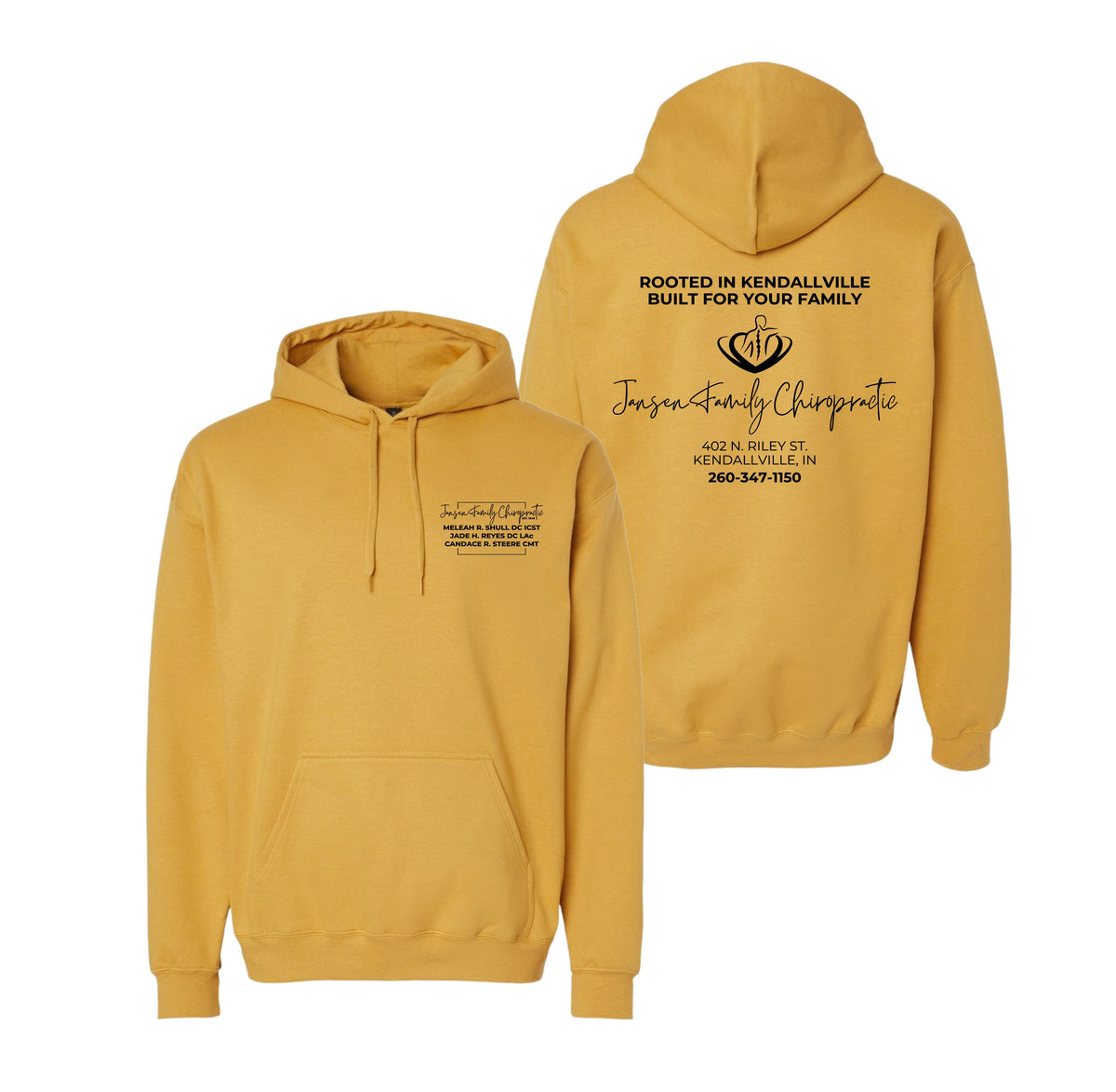 Adult Logo Hoodie | Jansen Family Chiropractic