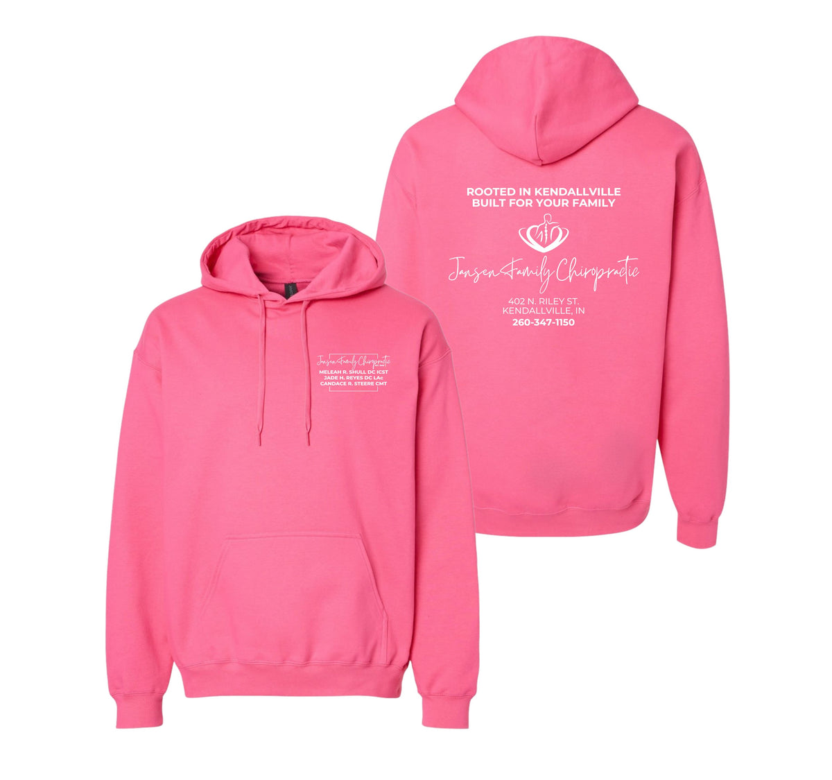 Adult Logo Hoodie | Jansen Family Chiropractic