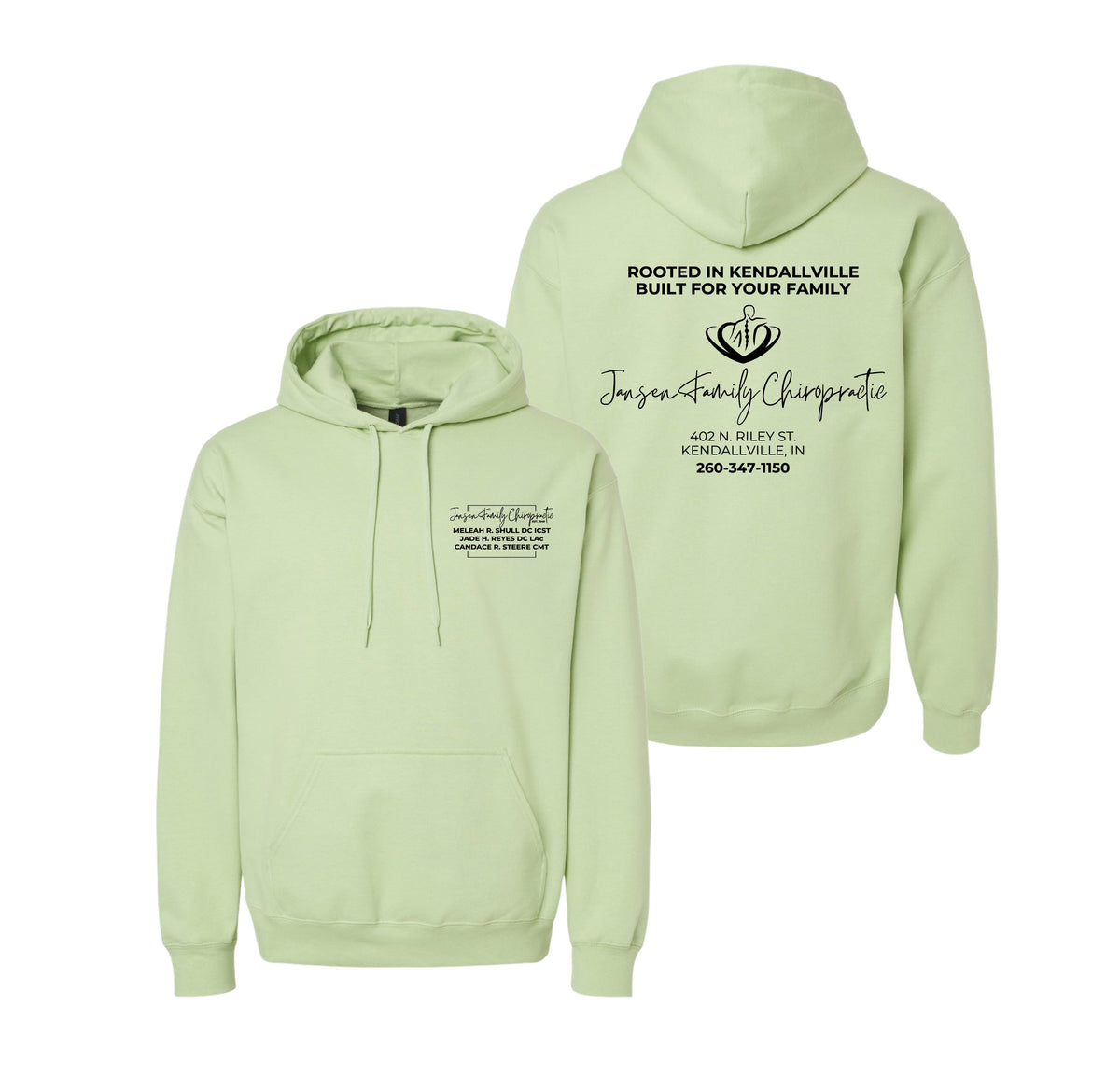 Adult Logo Hoodie | Jansen Family Chiropractic