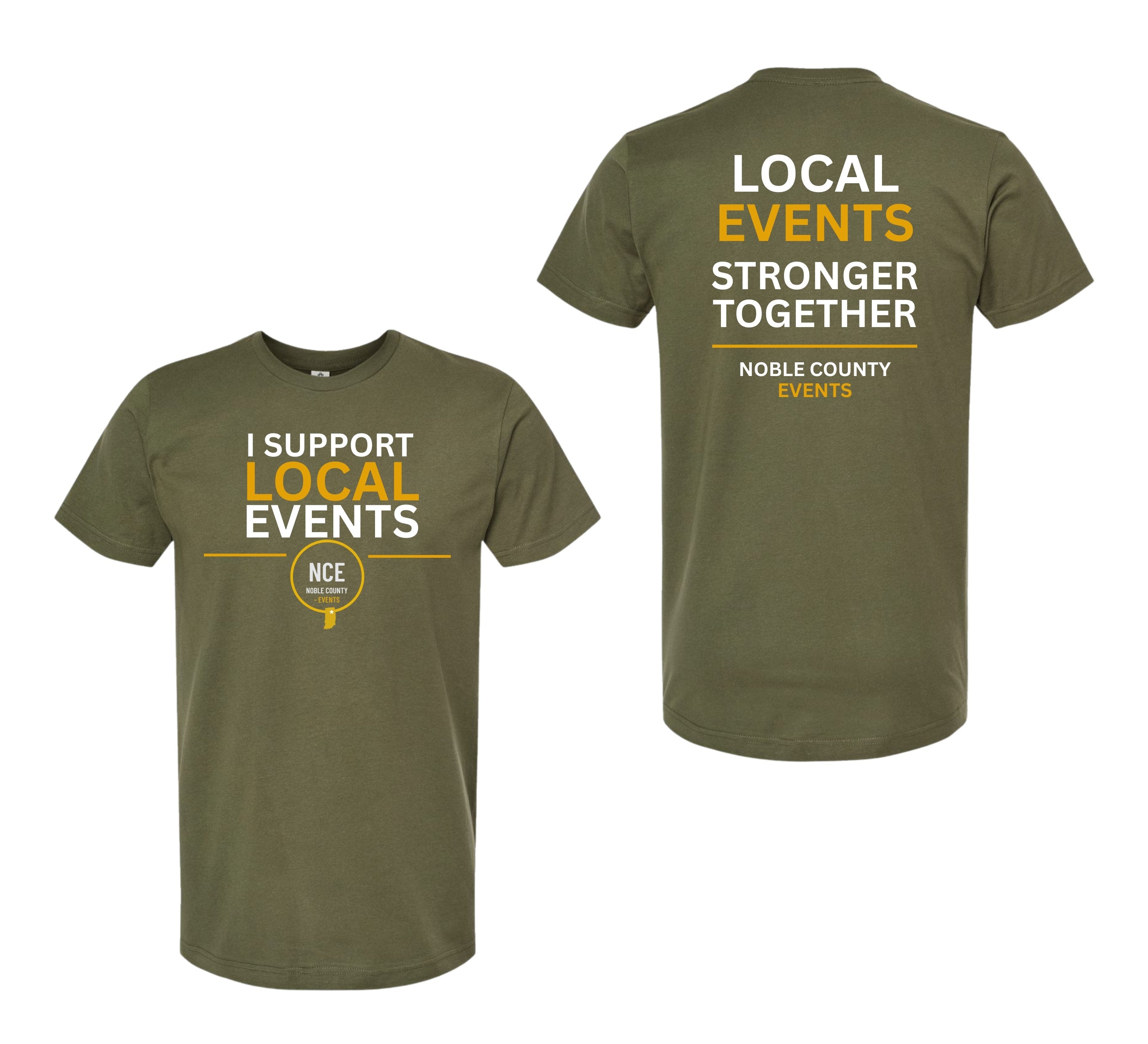 I Support Local T-Shirt | Noble County Events