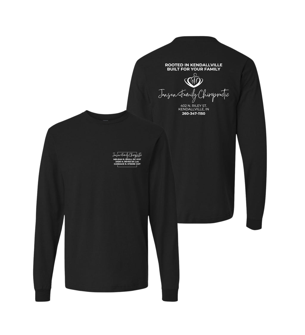 Adult Logo Long Sleeve Shirt | Jansen Family Chiropractic