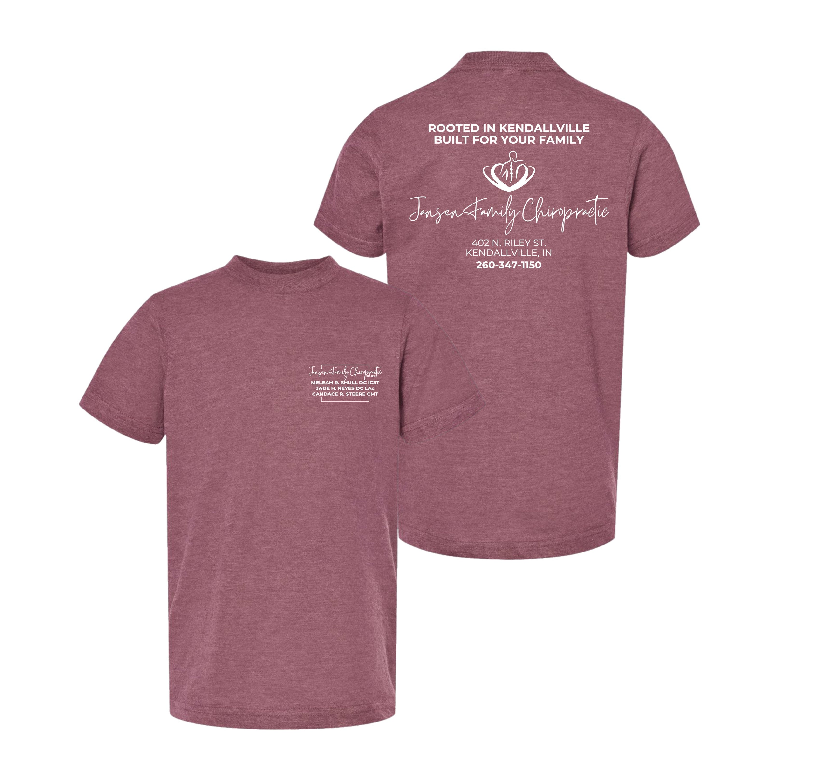 Youth Logo T-Shirt | Jansen Family Chiropractic
