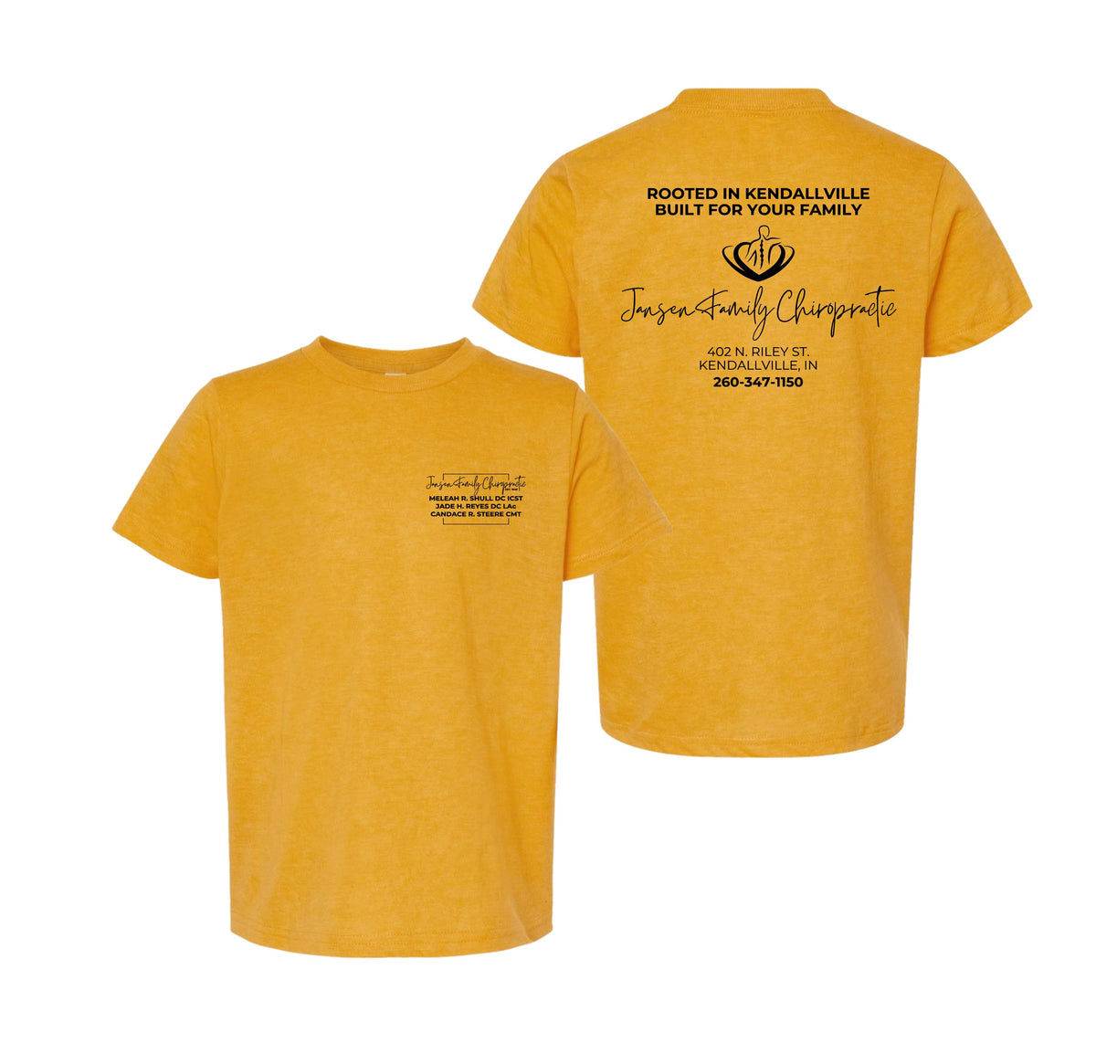 Youth Logo T-Shirt | Jansen Family Chiropractic