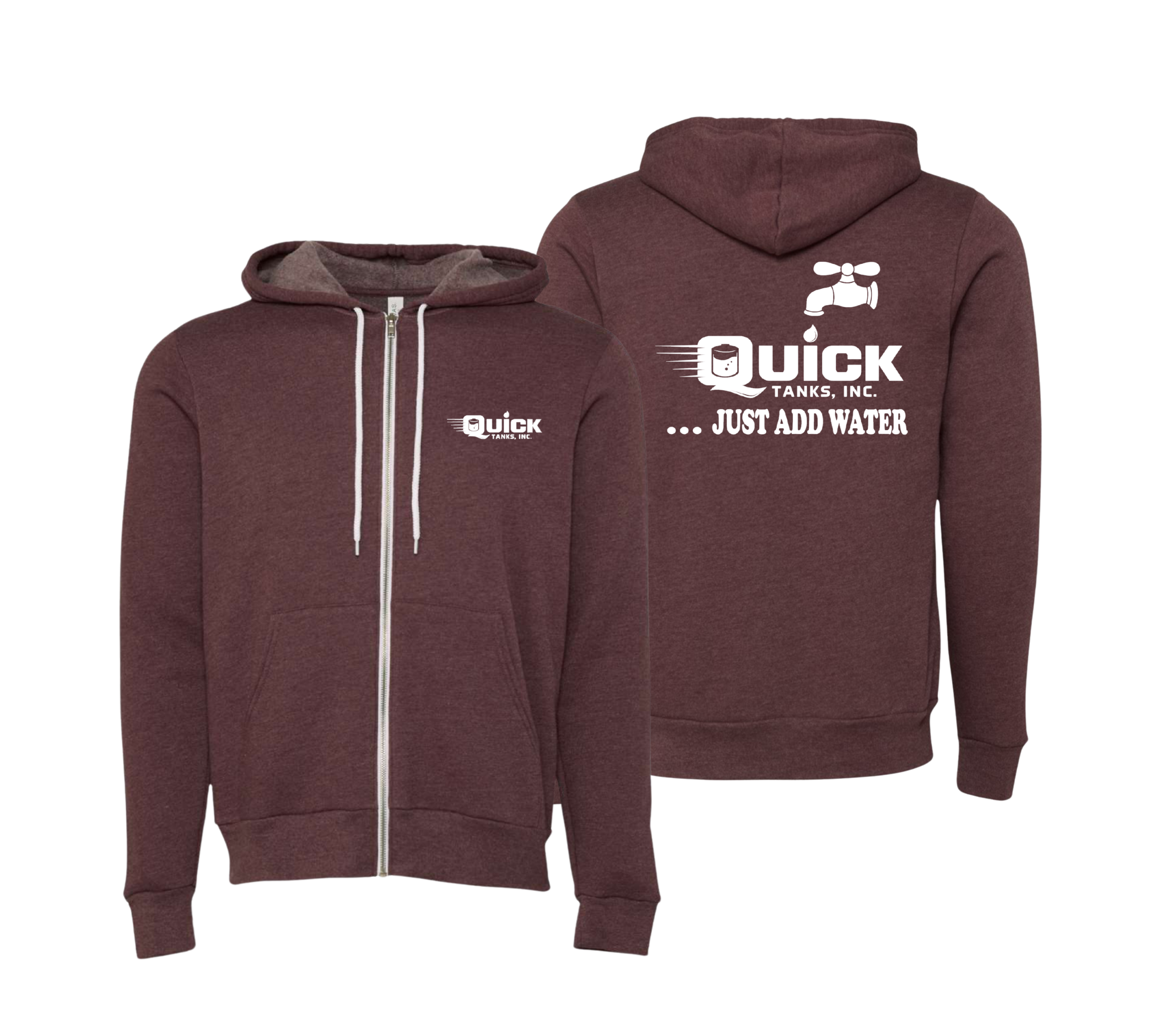 Classic Logo Zip-Up | Quick Tanks